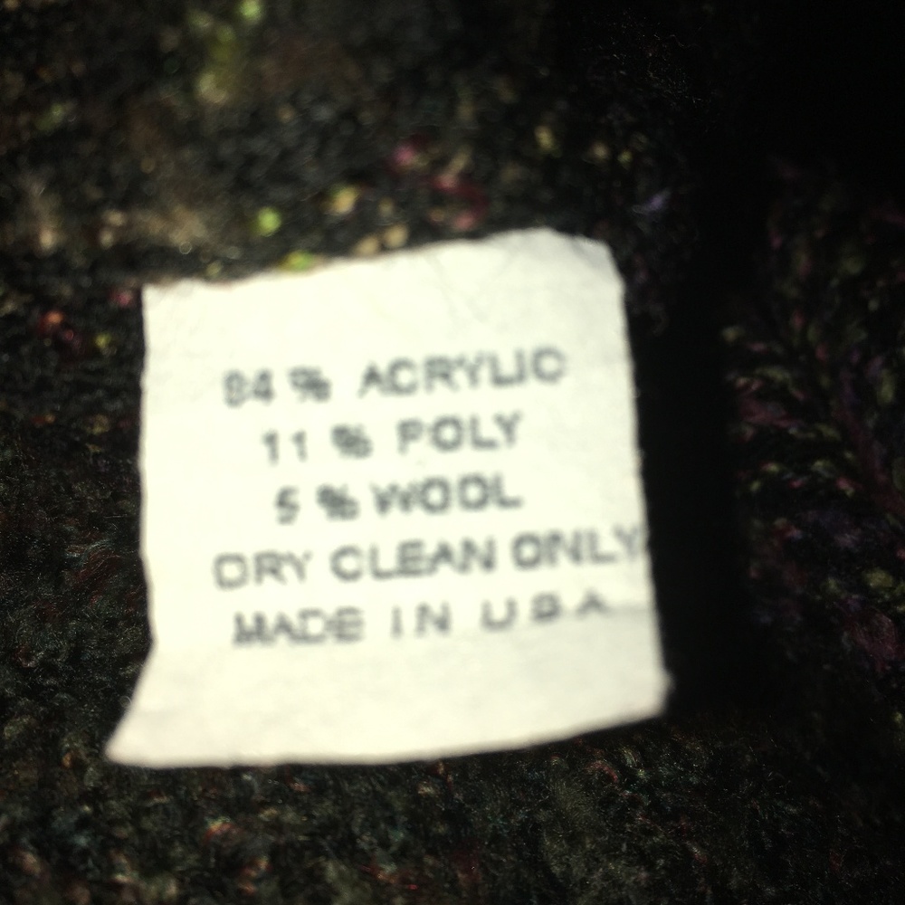 Multi-Colored Lagenlook Button Front Sweater - image 7